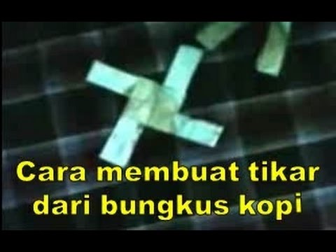 Keren Cara membuat tikar dari bungkus kopi YouTube