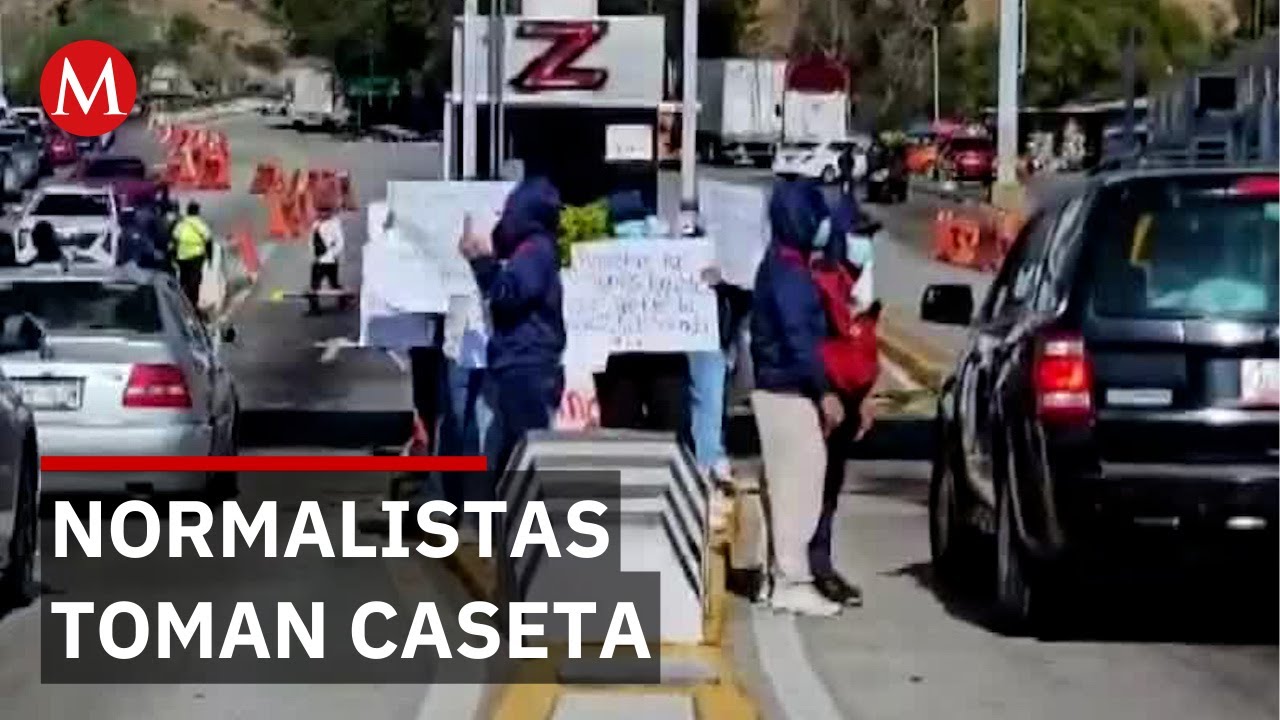 Normalistas toman caseta en Guerrero por plazas docentes