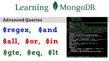 MongoDB Advanced Queries - AND, OR, REGEX, ALL, IN [MongoDB# 5]