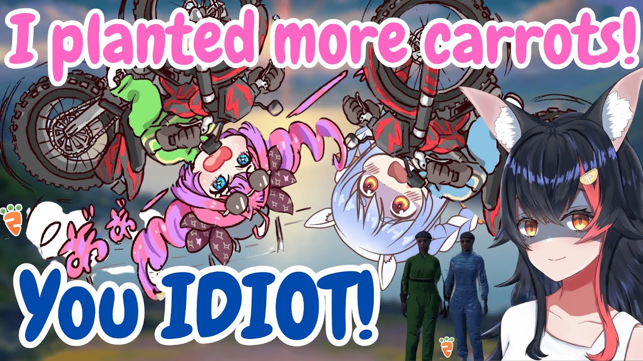 Just Another Day On the Farm With Pekora and Vivi [Hololive]