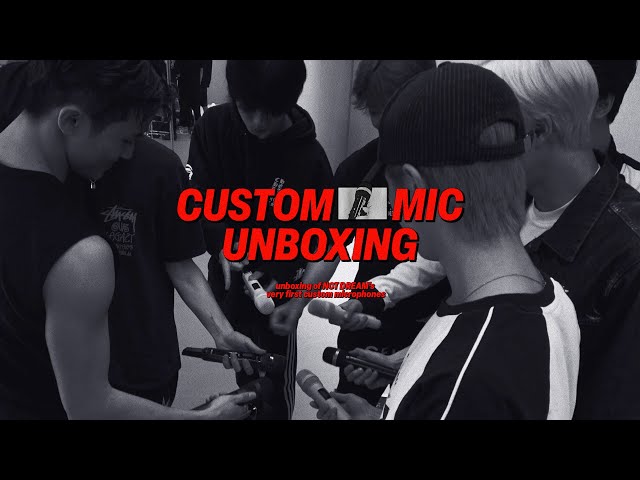 UNBOXING of NCT DREAM’s very first custom ✫🎤✫ class=
