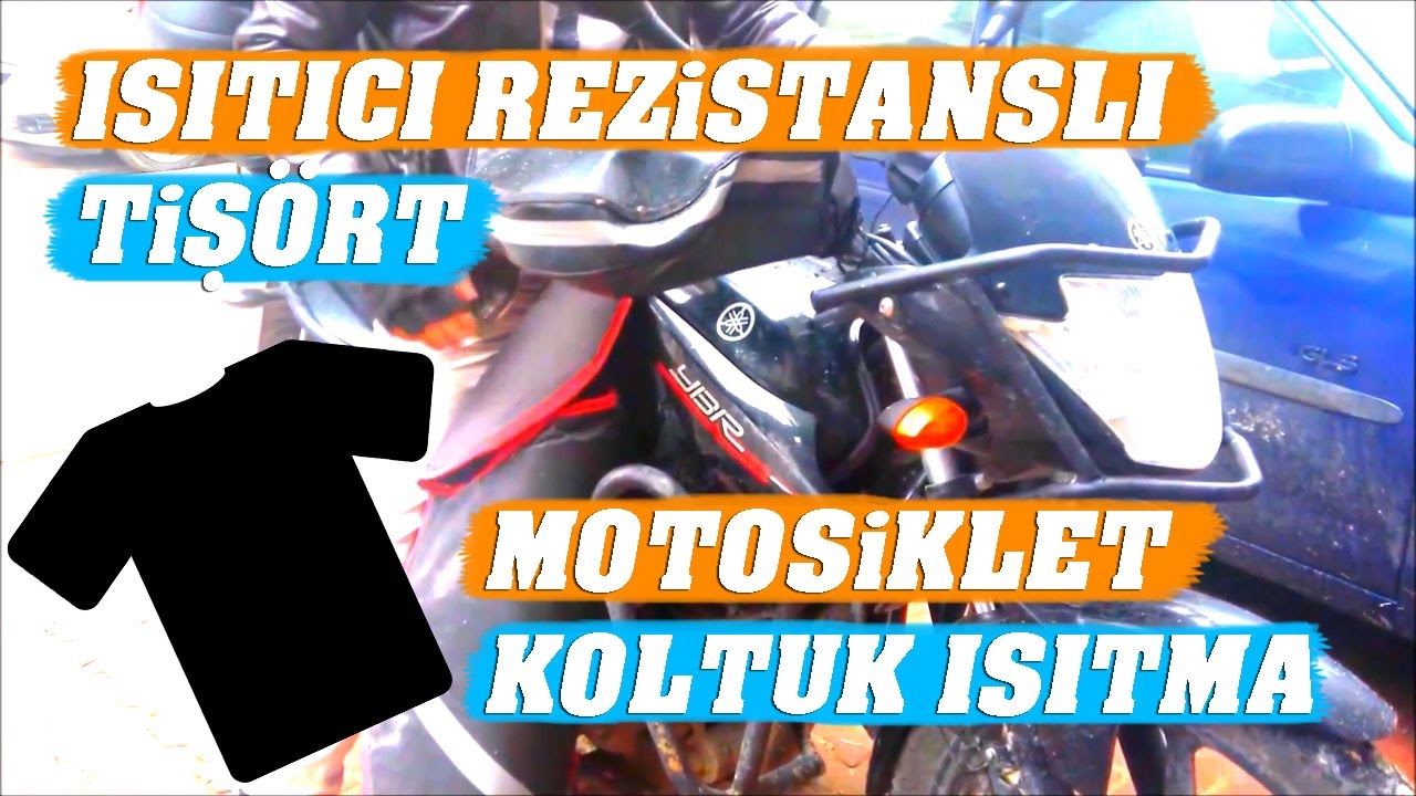 Motosiklet Koltuk Isıtma Montajı Rezistanslı Tişört Yapımı YouTube