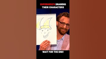 Superheroes Drawing Their Characters #shorts #marvel #mcu #ytshorts #viral shorts