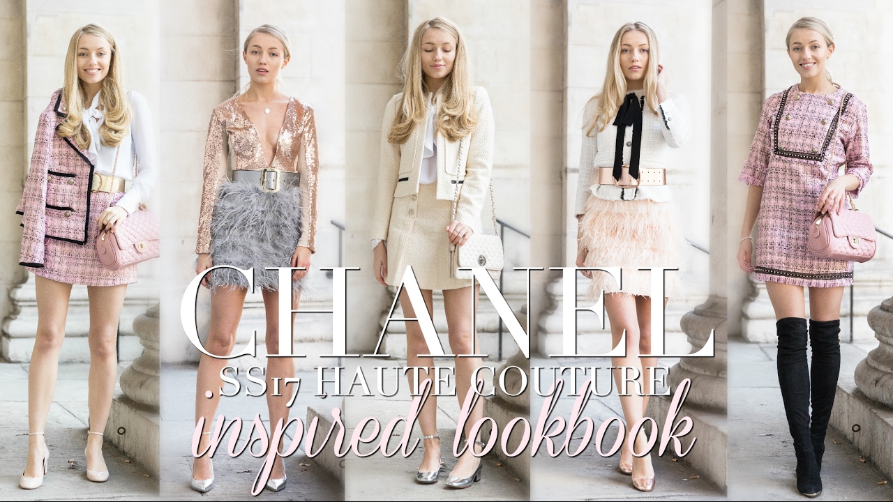 CHANEL HAUTE COUTURE INSPIRED LOOKBOOK | Freddy My Love - YouTube