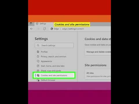 How to Enable Cookies in Microsoft Edge on Computer - YouTube