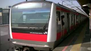 京葉線各駅停車 E233系5000番台520編成　東京行き　新木場駅着発