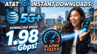 AT&T 5G+ SA & Fast SpeedTest on The AT&T Build-A-Plan.
