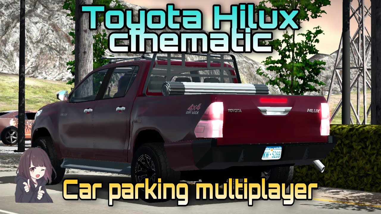 Toyota Hilux cinematic in Car parking multiplayer YouTube