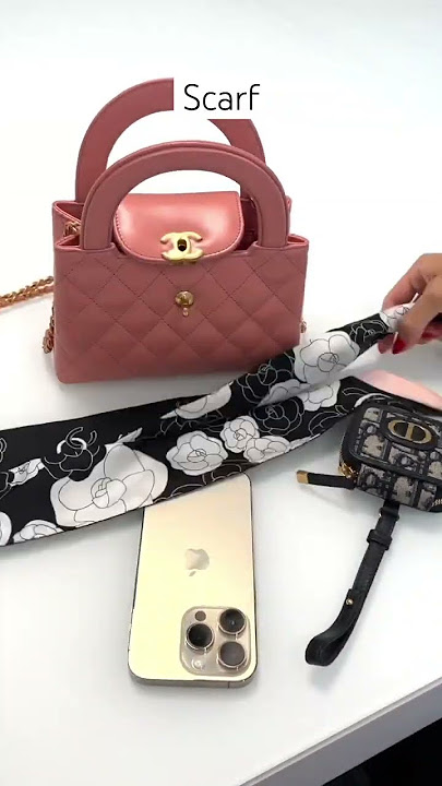 What Fits Inside the 23K Chanel Kelly Shopper Bag 