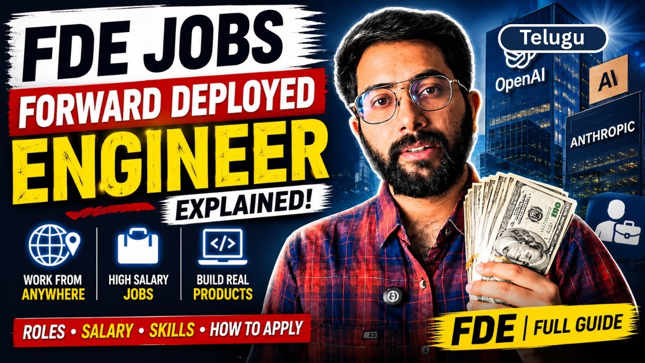 Hot Role in 2026 | Forward Deployed Engineers (FDEs) in Telugu | Vamsi ...
