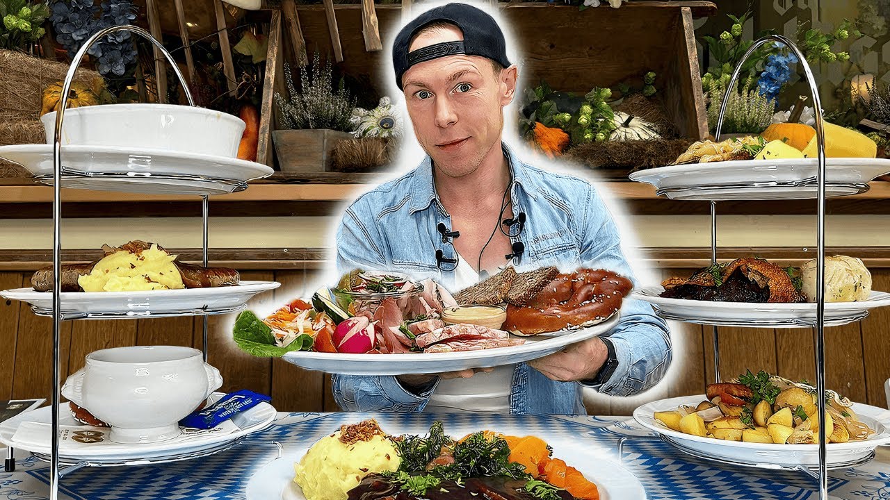 9.000 Kalorien Oktoberfest CHALLENGE im besten Brauhaus 🍖🍻