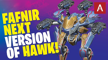New Robot FAFNIR Next Version Of Hawk! War Robots Test Server Gameplay WR