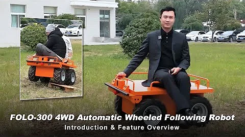 Folo-300 Heavy-Duty Robot | Auto-Follow, 300kg Load & Smart Obstacle Navigation