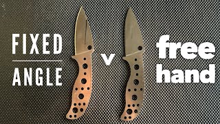 Fixed Angle vs Freehand Sharpened Knife - Which Cuts Longer! Guide