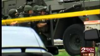 West Tulsa neighborhood evacuated after explosives found