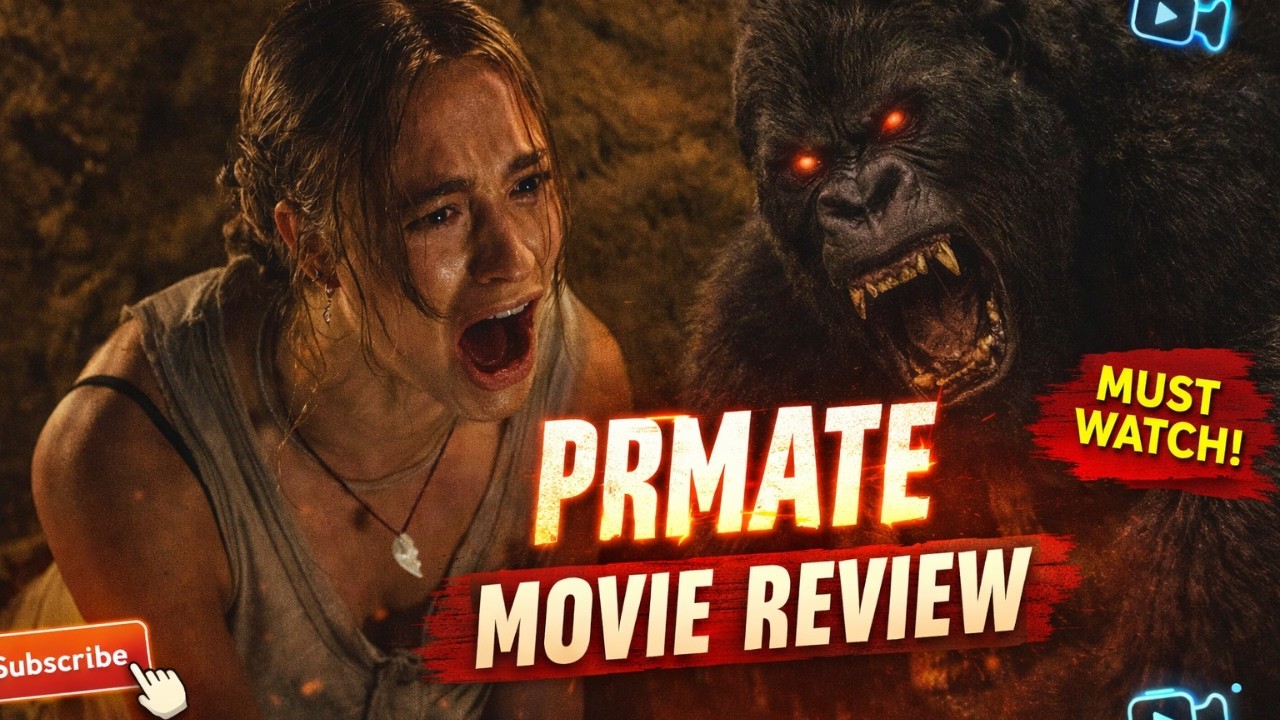 Primate Review (2026) 😨 Humans vs Superhuman Apes | Best Movie on Prime Videos | Must Watch