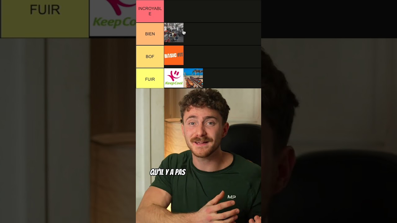 TIERLIST SALLE DE SPORT : Les MEILLEURES et les PIRES !