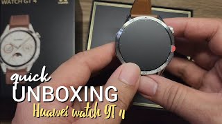 Quick unboxing and closer look at Huawei Watch Gt4