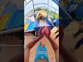 Balloon hitting in waterslide pov 💦😱