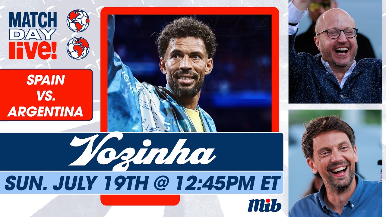 ARGENTINA vs. SPAIN FINAL LIVE Pre-Match Show in NYC w/ Vozinha, Method Man, & more | Match Day Live
