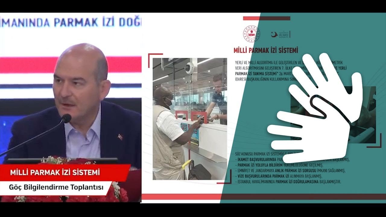 👐MİLLİ ve YERLİ PARMAK İZİ SİSTEMİ İLE DÜZENSİZ GÖÇE ENGEL OLUYORUZ