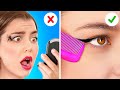 COOL MAKE UP HACKS &amp; TRICKS || Genius And Simple Girly Ideas by 123 GO!