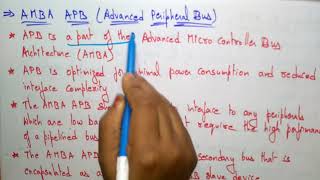 AMBA-APB | ES | Embedded Systems | Lec-18 |  Bhanu Priya