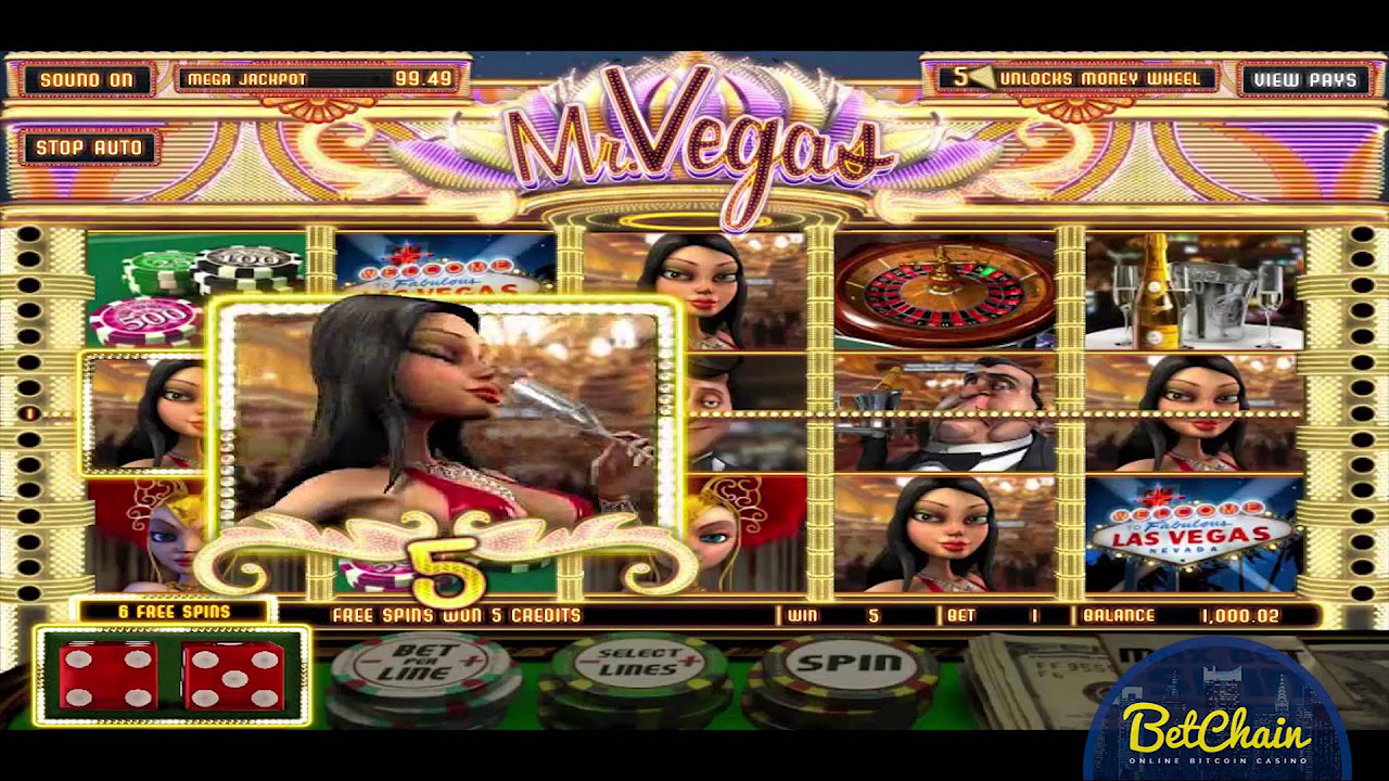 Mr. Vegas Slots Gameplay at BetChain Bitcoin Casino