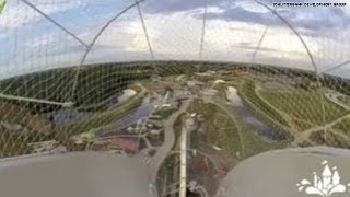 Watch engineers test the world's tallest water slide