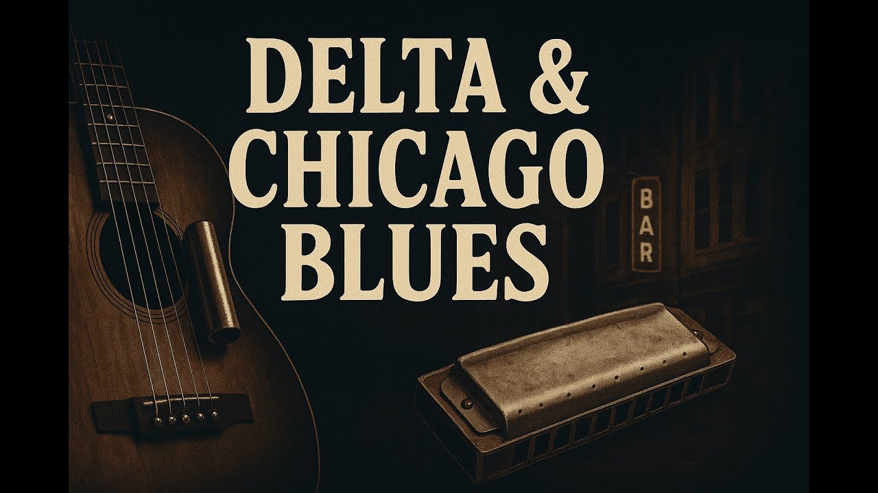Delta & Chicago Blues ~ Slide Riffs & Screaming Harmonica ~ Old-Time ...
