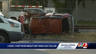 Horrifying video shows deadly collision of Brightline train, SUV in Central Florida
