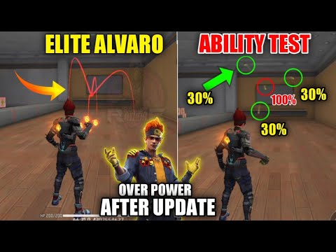 Elite Alvaro Ability Test | Ob39 Update Characters Ability Change |Alvaro,Ford,Otho,Alok New Ability
