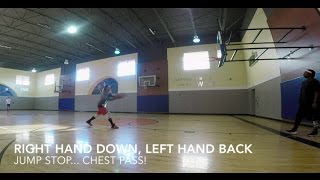 Back to the Basics: Dribble Jump Stop Passing Drill
