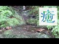 【4K】自然音 沢のとどろき【15分間】【癒し・憩い】【日本の原風景】Original landscape of Japan