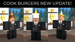 (NEW) How to get “TIME MASTER” BADGE & PARTY HAT in Cook Burgers! (Roblox) screenshot 3