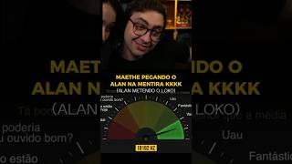 Alan R0UBANDO no teste de AUDIÇÃO, a MAETHE não perdoou KKKKK #alanzoka #shorts