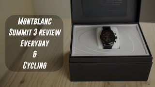 Montblanc Summit 3 review for everyday life and cycling