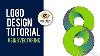 Professional logo Design using  vector ink | vector ink tutorial| ndtrinmediaart