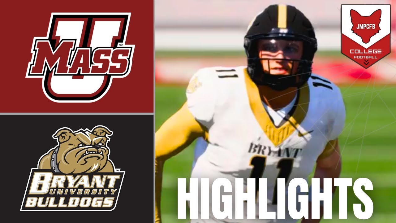 🏈CFB WEEK 2 | UMASS vs Bryant | Full Highlights on JSN - YouTube