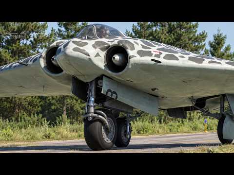 The German flying wing that terrified everyone who saw it! | Horten Ho 229 takeoff