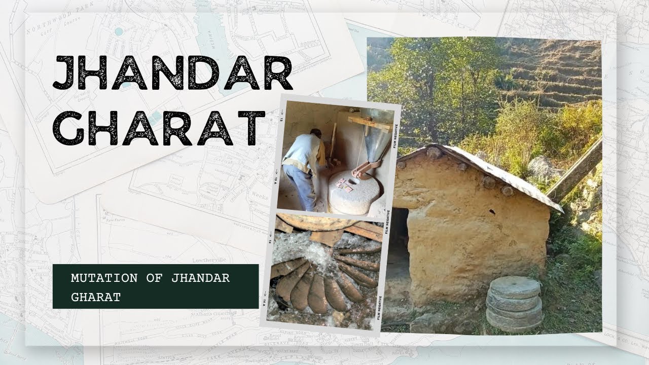 JHANDAR GHARAT# Gharat / water mill /panchakki run by water source like ...