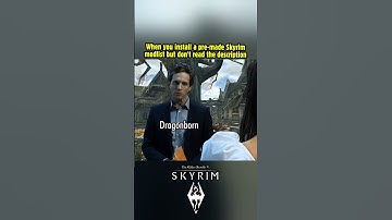 When you install a pre-made Skyrim modlist but don