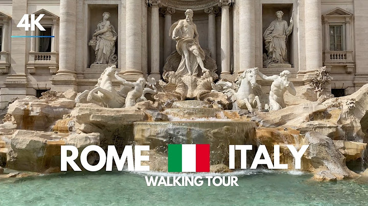 Explore Rome Italy Scenic Walking Tour 4K Colosseum Pantheon Fontana Di Trevi ❤️ Heart of Roma 🇮🇹