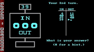 Arithmetic Games Set 2 © 1981 IBM - PC-DOS - Gameplay