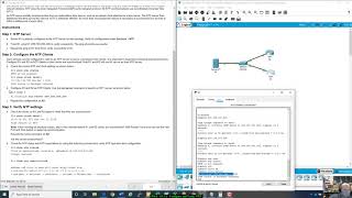 ENSA - 10.3.4 - Packet Tracer - Configure and Verify NTP