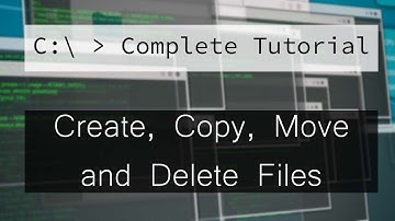 4. CMD - Create, Copy, Move and Delete Files