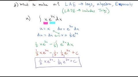 5.6 Integration by Parts