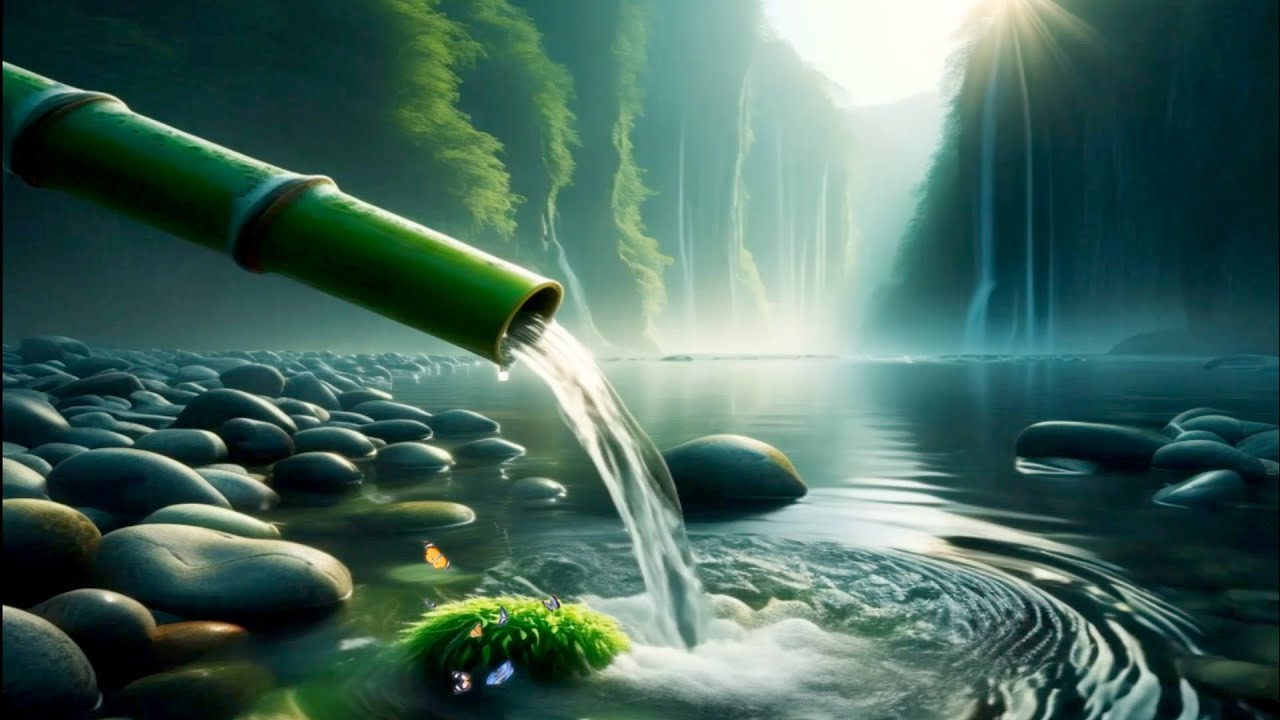 Bamboo Water Flow Sounds That Transport You to Pure Serenity - YouTube