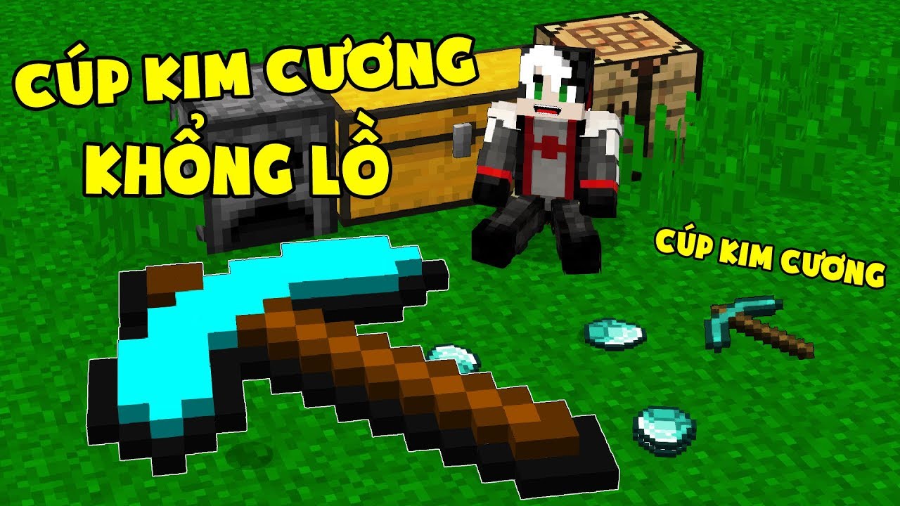 REDHOOD CHẾ TẠO THÀNH CÔNG CÂY CÚP KIM CƯƠNG KHỔNG LỒ CỦA PRO CÓ THỂ ĐÀO ĐƯỢC 1000 VIÊN KIM CƯƠNG red hood bedwar