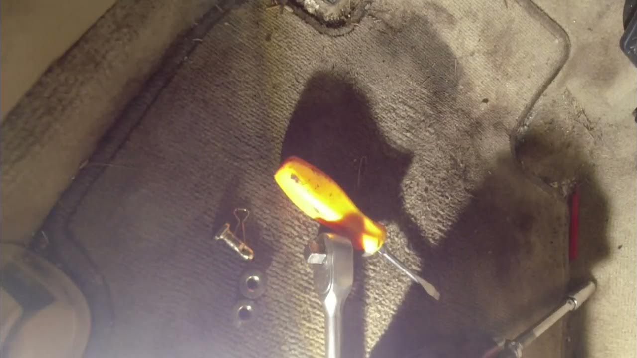 04 Accord clutch master cylinder cylinder install - YouTube